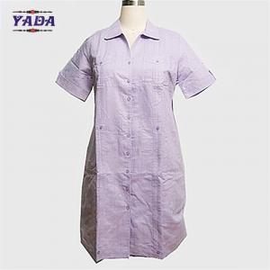 Quality Casual purple short sleeve blouse supplier casual dresses cheap elegant women dress women