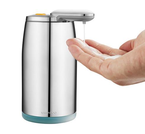 Buy 250ML Bathroom Countertop Foam Sensor Pump Foaming Soap Dispenser 8OZ at wholesale prices