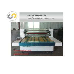 950mm Width Manual Water-based glue film laminating machine with counting device