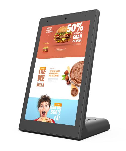 Buy L Shape Usb Wifi Ordering Face Recognition Pos Terminal Display Tablet PC With NFC at wholesale prices
