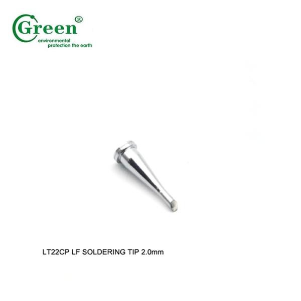 2.0mm Soldering Iron Bit Oxygen Free Copper LT 22CP For Weller Soldering Station