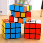 Promotional children's toys 3 x 3 x 3 Rubik's Cube Black + Multi-Colored Speed