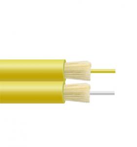 Quality High Density Zip-Cord Duplex Fiber Optic Patch Cable with Zipped-Paired Fibers for Flexible Indoor/Outdoor Applications for sale