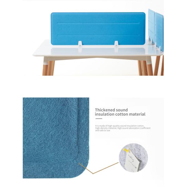 100% Polyester Fiber Material Office Colorful PET Desk Divider Sound Absorber