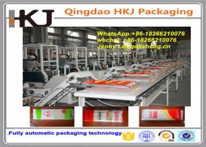 China Automatic Noodles Packing Machine With 8 Lines Omron PLC Controlled on sale