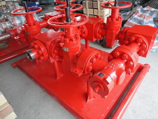 Buy 3 1/16" x 10000# Surface Well Testing Equipment choke manifold oil and gas Testing at wholesale prices