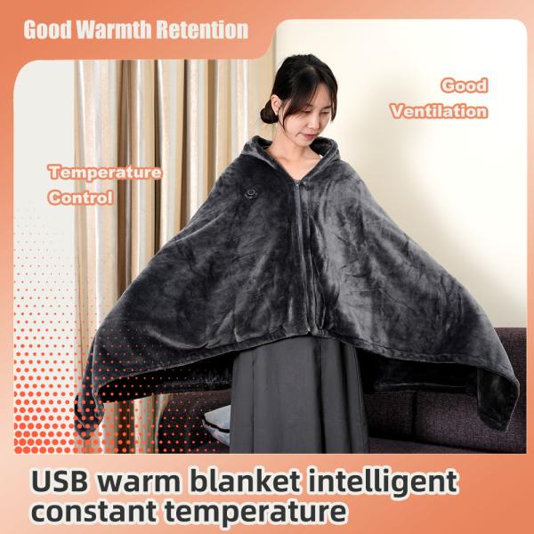 Multifunctional Electric Blanket Wearable Temperature Control Blanket For Winter