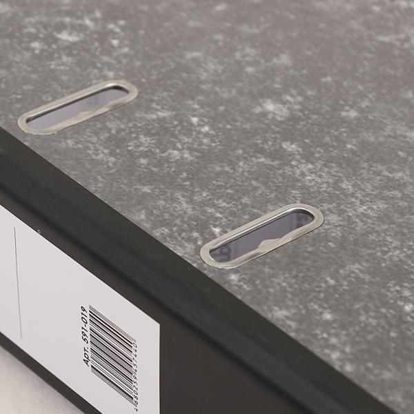 Office Stationery Hard Plastic File Folder with Marble Lever Arch and Customizable Logo