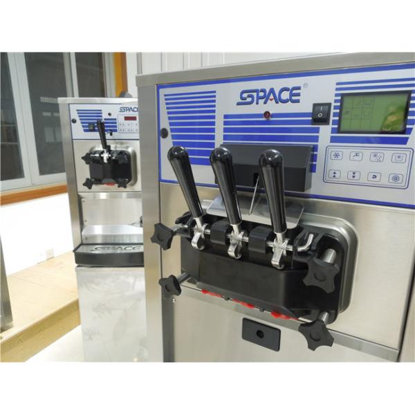Full Stainless Steel Commercial Ice Cream Making Machine 2+1 Mixed Flavors