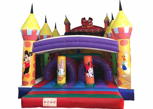 Buy Common Inflatable Obstacle Courses / Inflatable Mickey Obstacle Games at wholesale prices