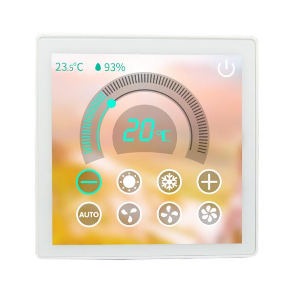 Buy Lcd Display Temperature Control WIFI Smart Wall Light Switch White Color at wholesale prices