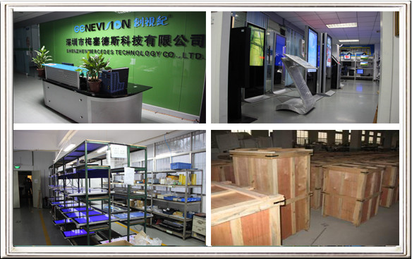 Indoor PC Wall Mount LCD Display for Advertising Player , 24 inch