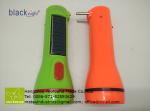BN-405S Emergency Lighter Solar Torchlight LED Flashlight with Side Lamp