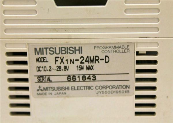 14 Inputs Plc Relay Module Mitsubishi FX1N-24MR-D Main Unit DC 24V 24 DI 16 DO