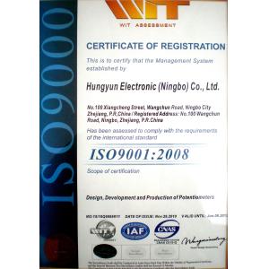Ningbo Anyo Import & Export Co., Ltd. Certifications