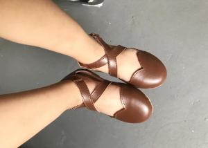Quality Anti Slippery Size20-31 Cowhide Real Leather Dress Sandals for sale