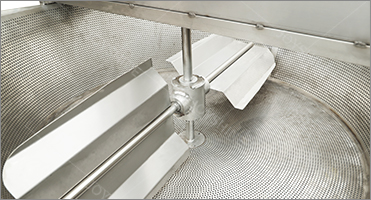 Long Working Life Chicken Wing Frying Batch Fryer with Gas Heating and PLC Control Panel