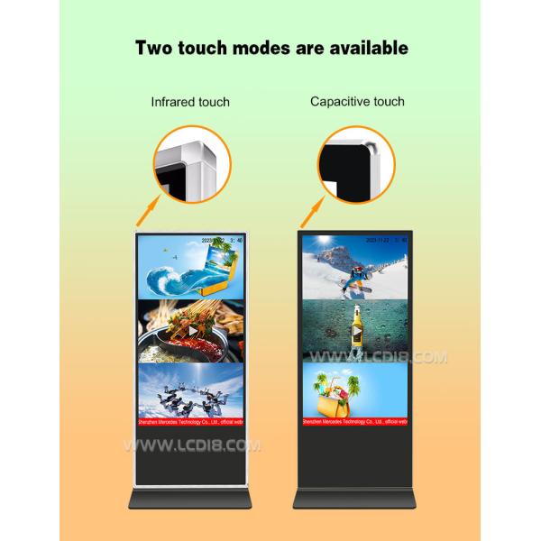 55 Inch Android PC All In One IR PCAP Touch Screen Kiosk Wifi Digital Signage