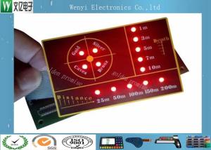 Quality SMT Circuit With LED Backlight Illuminated Embossing Key Membrane Switch for sale