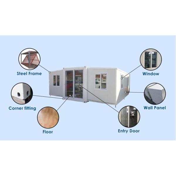 Zontop China Luxury Prefabricated 20ft Expandable Container Modular Home Prefab House