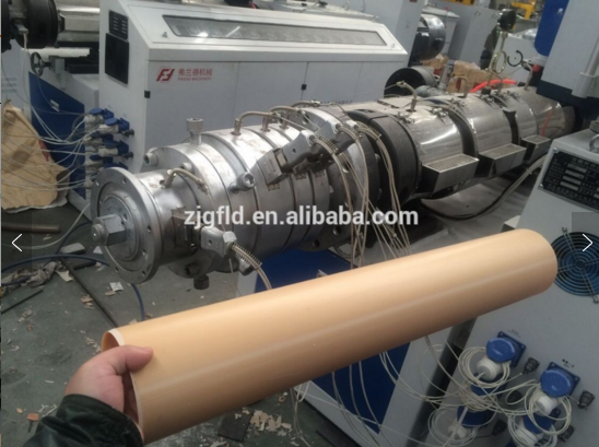 110mm Diameter Plastic Pipe Machine High Output CPVC Hard Cable Protection