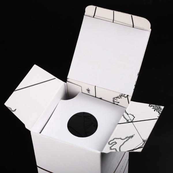 two sides single bottle wine packaging box with bottle neck protect and crash lock bottom