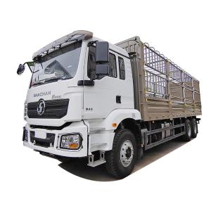China Shacman 6x4 Lorry Heavy Duty Cart Fence Transport Dump Truck High Fence Cargo Truck on sale