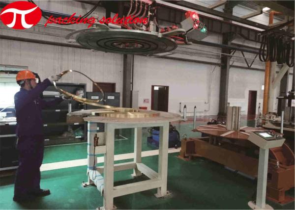 Buy Copper Coil Packaging Line Equipment 200KG With  Circumferential Labeling And Palletizing System at wholesale prices