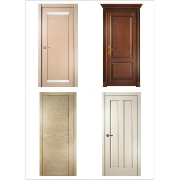 Commercial OAK Solid Wood Composite Doors , Single Swing Shower Door