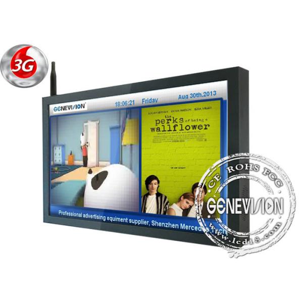 55inch Network Wifi Digital Signage, Memory Card Insert and Shockproof Wall Mount LCD Display