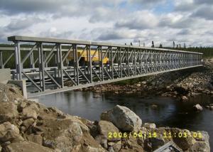 Quality Material Q420qc,Q355 Steel Deck Bridge Prefabricated Steel Bridges for sale