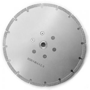 China Long Lifespan Electroplated Diamond Cutting Discs For Granite Ceramic Silver Advantage on sale