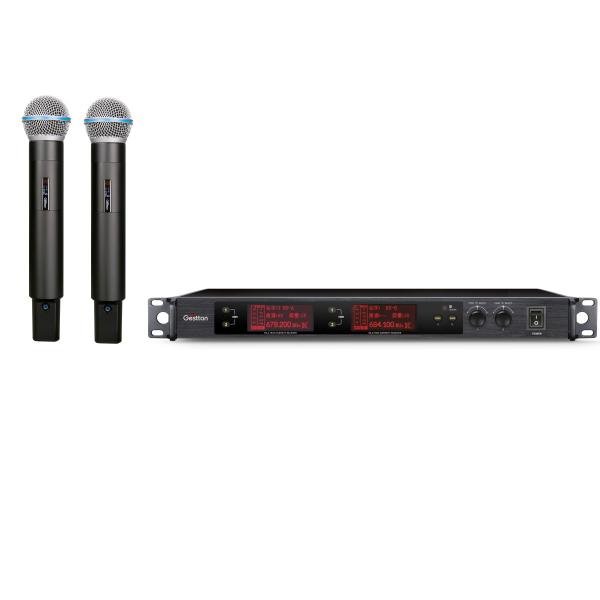 Buy 30MHz Bandwidth Dynamic Wireless Handheld Microphone System Array Antenna Design at wholesale prices