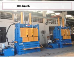Quality Vertical non-metal waste baler Vertical hydraulic scrap tire baling baler machine for sale for sale