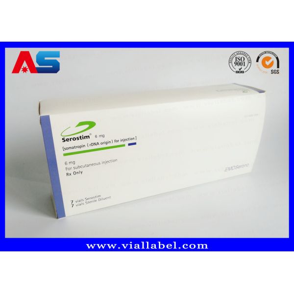 Custom Pharmaceutical Packaging Box For 10pcs 2ml Amp Vials With Plastic Trays