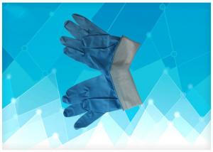 China 0.15mm Thickness Sterile Rubber Gloves , Pe Disposable Gloves Dustproof Durable on sale