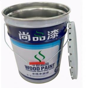 Quality 18 Liter Glue Paint Tin Metal Bucket With Lid UN Approved for sale