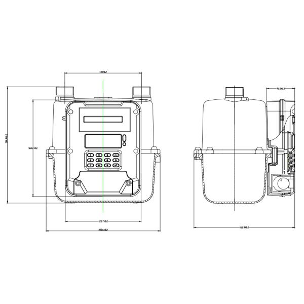 STS AMR Prepaid LORAWAN Gas Meter
