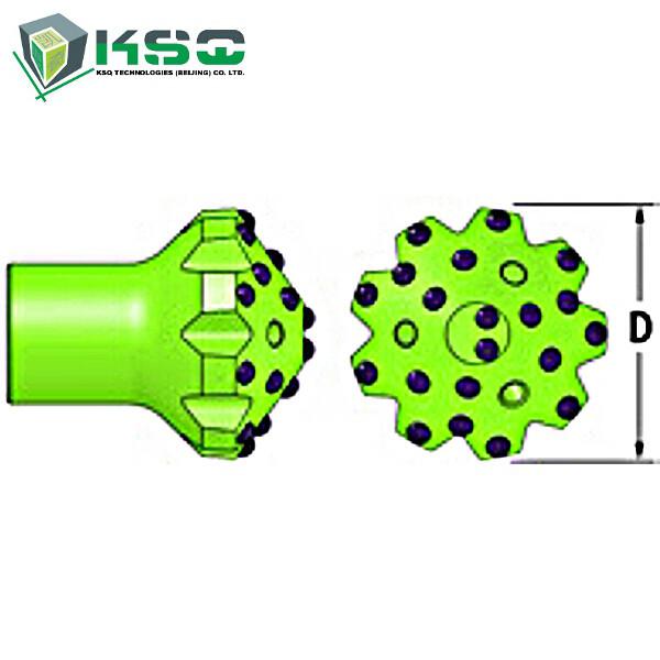 Buy 152mm Dome Drill Bit ST68 Rock Drilling Tools Threaded Drill Bits For Reaming Spherical Buttons at wholesale prices