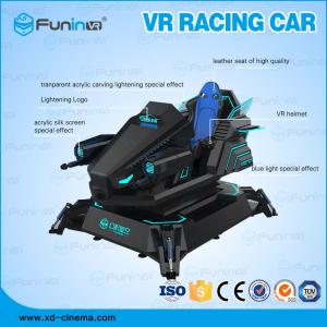 1 Player 100% Electric System 9D VR Car Racing Simulator In Theme Park
