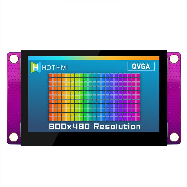 4.3 Inch 800x480 LVDS TFT Display Capacitive IPS TFT LCD Display