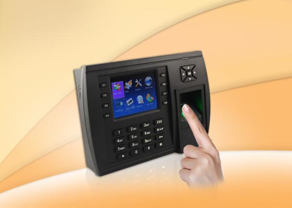Buy 3.5"  TFT Fingerprint Time Attendance System Biometric Fingerprint Reader With TCP / IP at wholesale prices