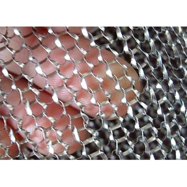 1mm Titanium Knitted Wire Mesh Filter 0.18mm Thickness Color Customized