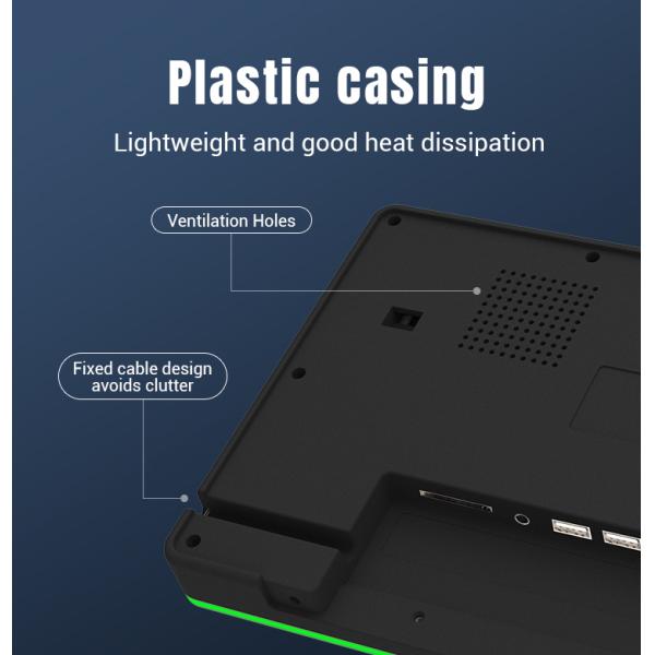 10 Inch Wall Mount Android Meeting Tablet with LED Light Bar