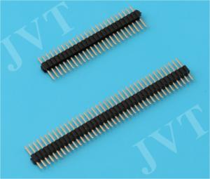 Quality PA6T UL 94V-0 Housing Straight 1.27mm Pitch Connectors for Audio / PCB Boards for sale