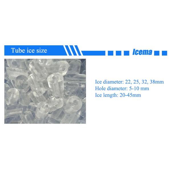 10Tons/24H Commercial Ice Tube Maker Machine Automatic