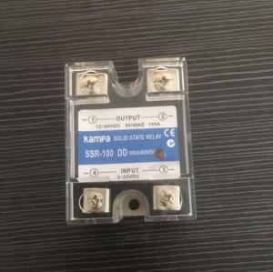 DC to DC Single Phase SSR Input 3-32VDC Control Output 12-60VDC 100A Black Color Solid State Relay(SSR-100DD)