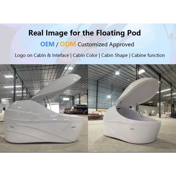 High Quality Float Pod Large-sized Float tank Without Yellowing or Foaming Sensory Deprivation tank Spa Center Massage for Relax