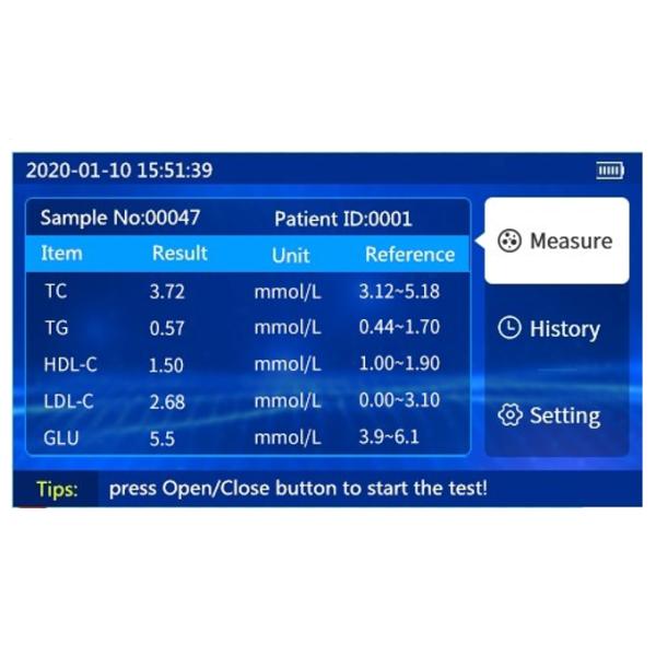 Portable POCT medical automated dry biochemistry analyzer with liver function