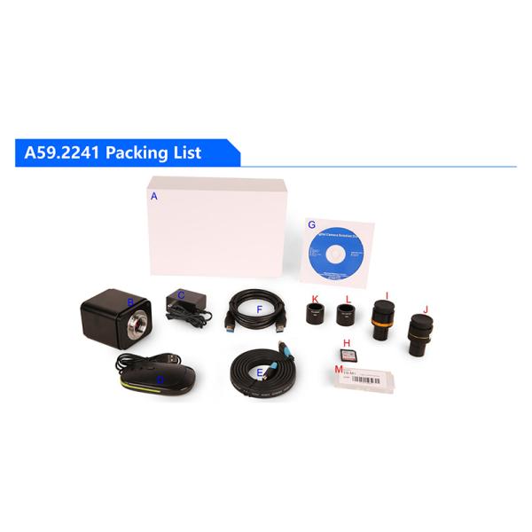 OPTO EDU A59.2241 4K 8.0M HDMI+USB+SD Digital Camera For Microscope